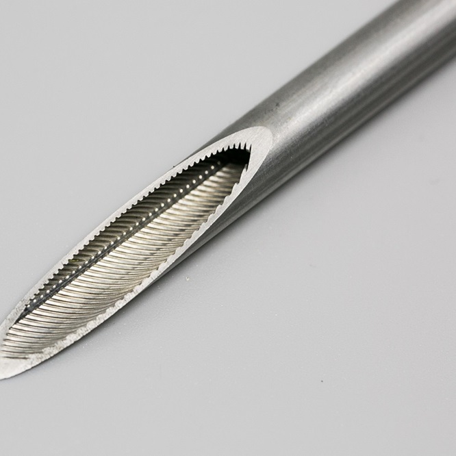 Inner grooved tube for refrigeration evaporators chillers and selected refrigerant side enhancement applications