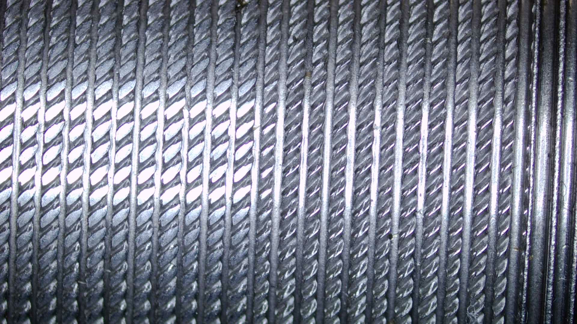 Inner grooved tube profile sample with internal teeth