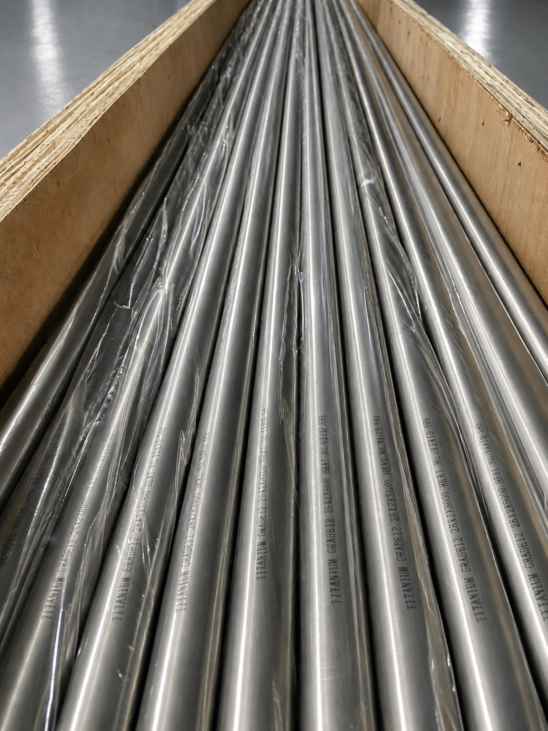 Titanium tube packing and protection for frame tube supply Titanium tube packing for bicycle frame tube and sports wheelchair tube supply