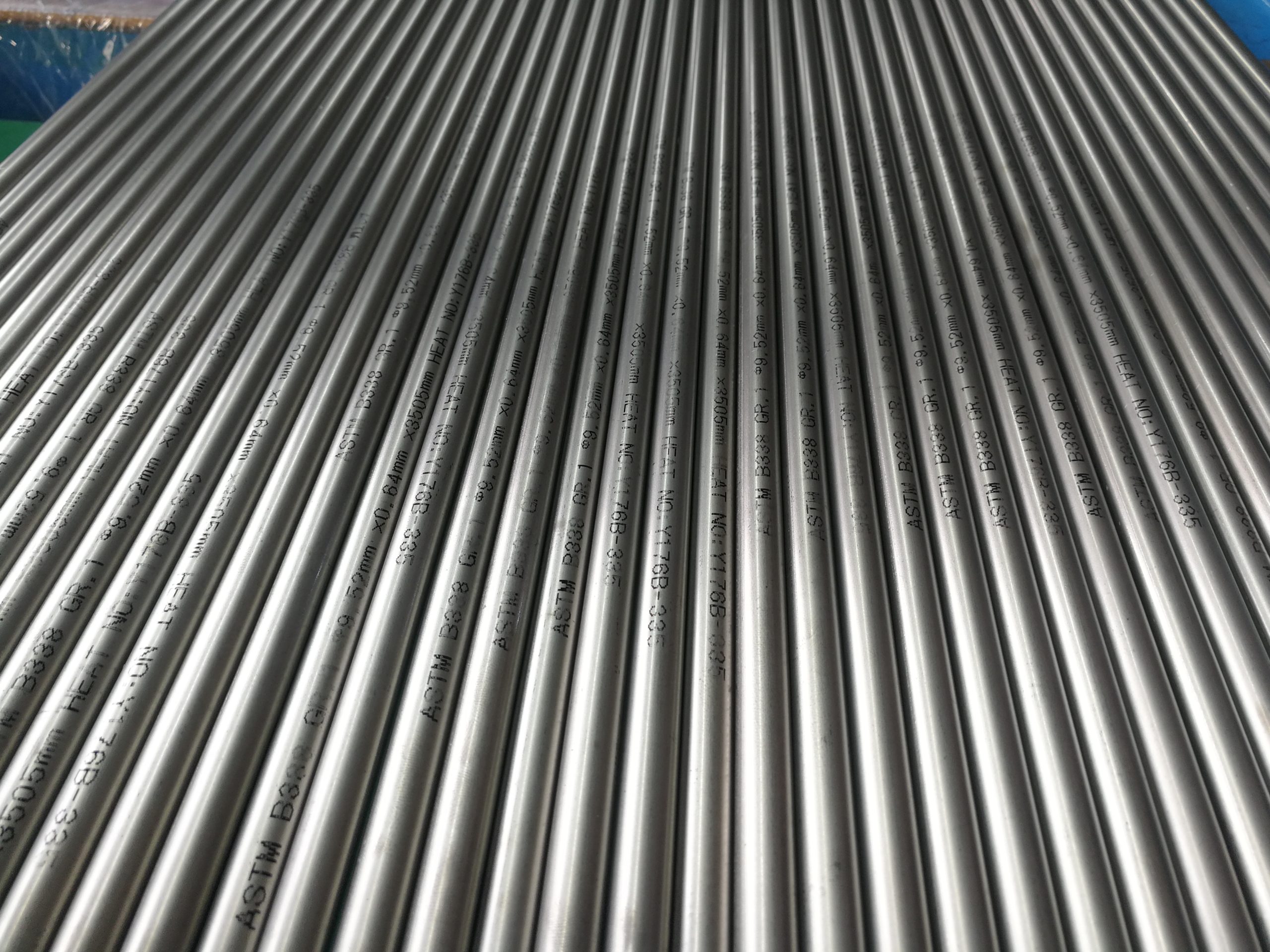 Titanium welded tubes Titanium welded tubes for heat exchanger and corrosion resistant applications