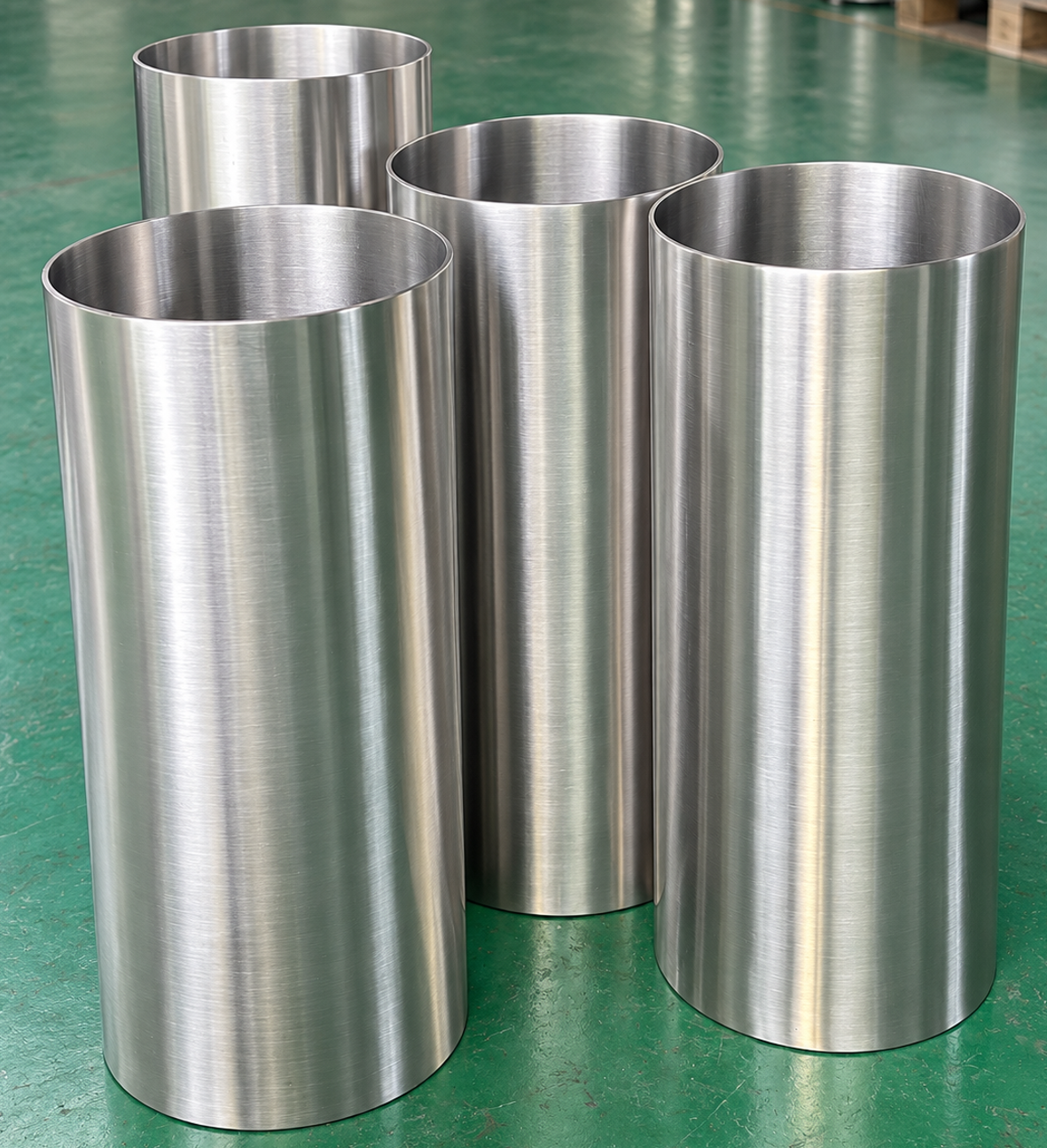 Large diameter stainless steel tube and pipe sections for CDU piping fabrication