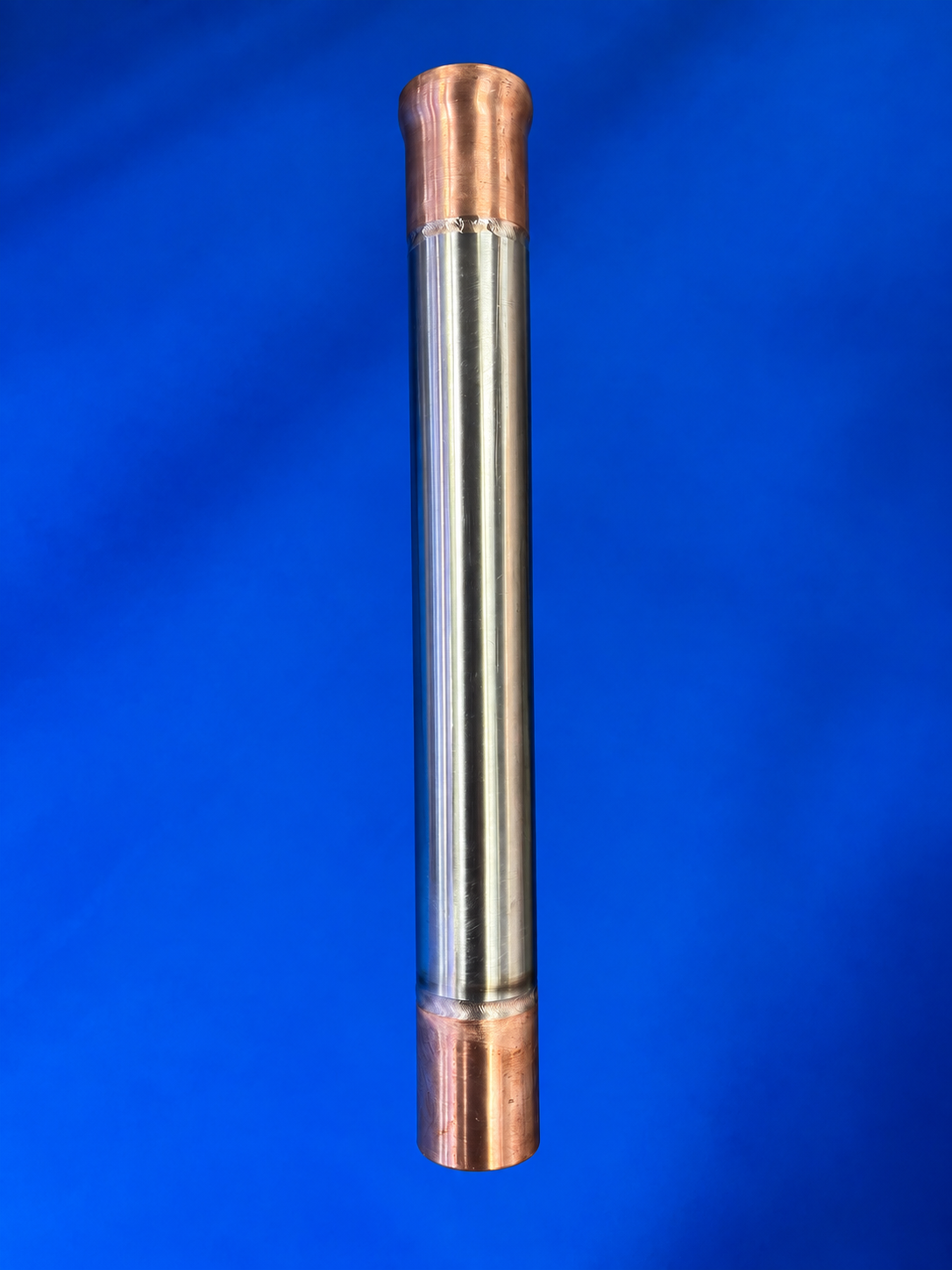 304 stainless steel tube with copper ends for HVAC and evaporator applications